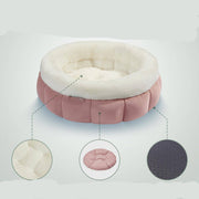 Cozy pet bed with anti-slip bottom, ideal for kittens.
