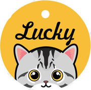 Custom Pet Card with Lettering – Personalized Identity Plate for Pets