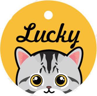 Custom Pet Card with Lettering – Personalized Identity Plate for Pets