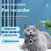 Pet Tracker Camera Collar – Motion Recording & Video Action Camera for Dogs & Cats
