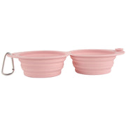 Collapsible Dog Bowls – 2-in-1 Foldable Food & Water Bowls for Pets on the Go