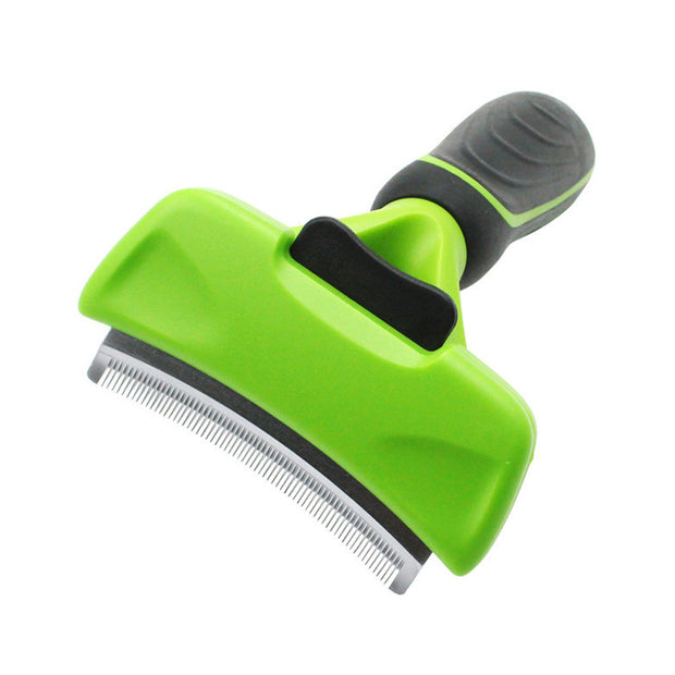 Pet Deshedding Comb – Grooming Brush & Hair Remover Rake for Dogs and Cats