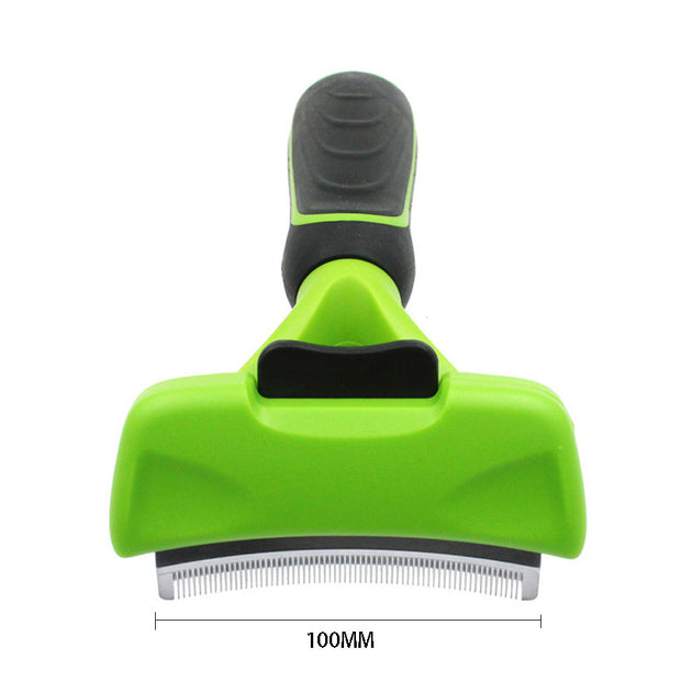 Pet Deshedding Comb – Grooming Brush & Hair Remover Rake for Dogs and Cats
