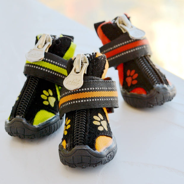 Printed Suede Cotton Shoes – Comfy Footwear for Medium & Large Dogs