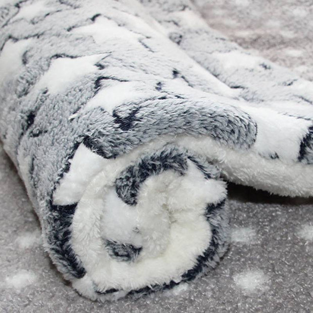 Soft Pet Bed Mat – Washable Reversible Crate Pad for Dogs & Cats, Fleece Blanket