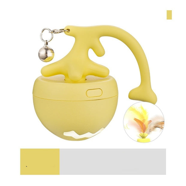 Smart Interactive Cat Toy Ball – USB Rechargeable Rolling Self-Play Toy