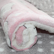 Soft Pet Bed Mat – Washable Reversible Crate Pad for Dogs & Cats, Fleece Blanket