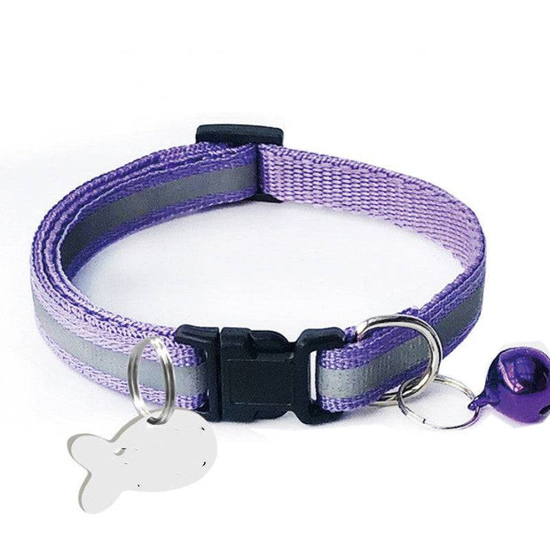 Reflective Nylon Collar – Adjustable & Durable for Dogs and Cats