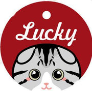 Custom Pet Card with Lettering – Personalized Identity Plate for Pets
