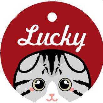 Custom Pet Card with Lettering – Personalized Identity Plate for Pets