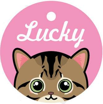 Custom Pet Card with Lettering – Personalized Identity Plate for Pets