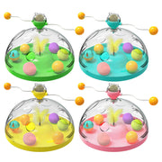 Meows Windmill Cat Toy – Interactive Multifunctional Turntable with Catnip & Luminous Ball