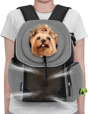 Portable Dog Carrier Backpack – Breathable Travel Bag for Pets Outdoor