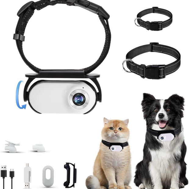 Pet Recorder HD Mini Camera – Magnetic Suction Camera for Pets