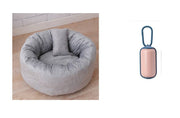 Cozy Pet Bed with Soft Blanket – Warm and Comfortable for Cats & Dogs