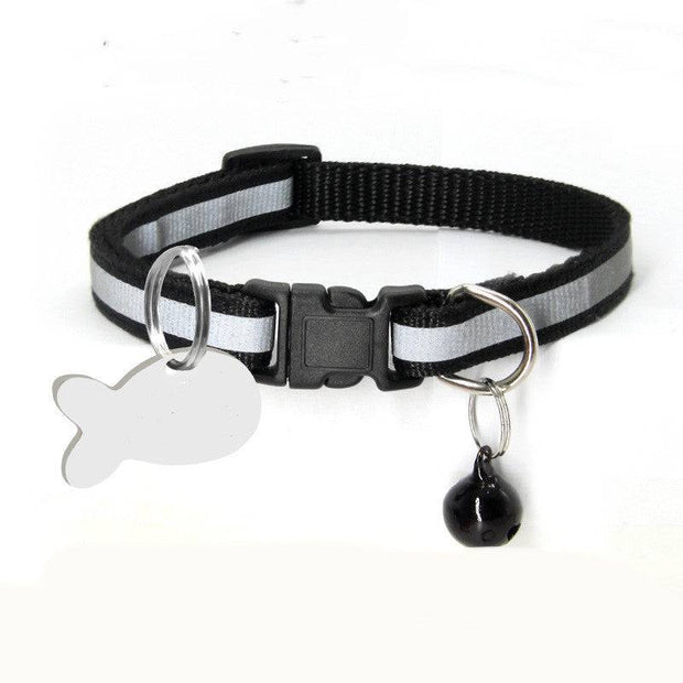 Reflective Nylon Collar – Adjustable & Durable for Dogs and Cats