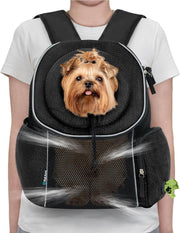 Portable Dog Carrier Backpack – Breathable Travel Bag for Pets Outdoor