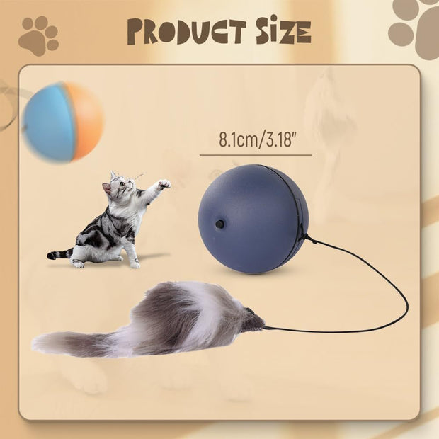 Interactive Cat Ball Toy – Motion-Activated Smart Rolling Ball for Cats & Dogs