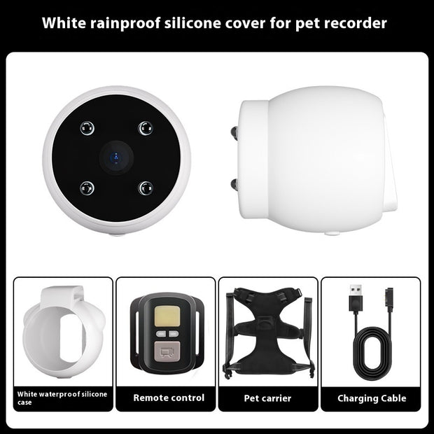 Pet Tracker Camera Collar – Motion Recording & Video Action Camera for Dogs & Cats