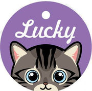 Custom Pet Card with Lettering – Personalized Identity Plate for Pets