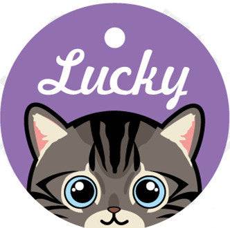 Custom Pet Card with Lettering – Personalized Identity Plate for Pets
