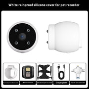 Pet Tracker Camera Collar – Motion Recording & Video Action Camera for Dogs & Cats