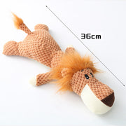 Plush Cartoon Puppy Dog Toy – Chew & Squeak Toy for Small Dogs' Teeth