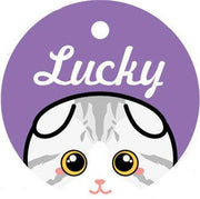 Custom Pet Card with Lettering – Personalized Identity Plate for Pets