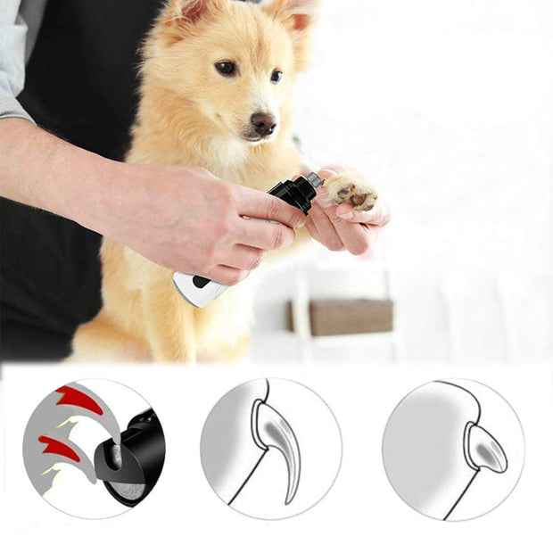 Electric Dog Nail Clippers – Rechargeable USB Nail Grinder Cats & Dogs