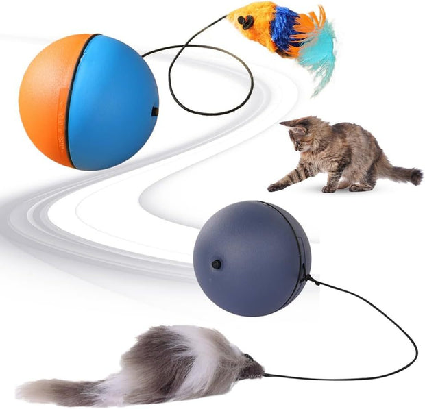 Interactive Cat Ball Toy – Motion-Activated Smart Rolling Ball for Cats & Dogs