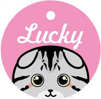 Custom Pet Card with Lettering – Personalized Identity Plate for Pets