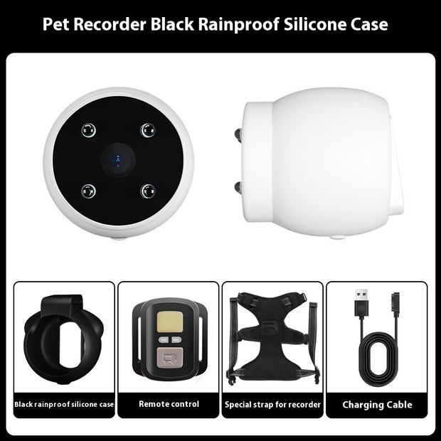 Pet Tracker Camera Collar – Motion Recording & Video Action Camera for Dogs & Cats