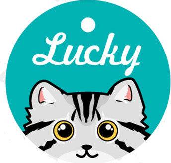 Custom Pet Card with Lettering – Personalized Identity Plate for Pets