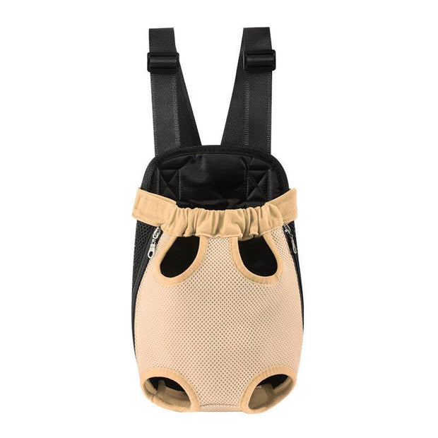Pet Dog Carrier Backpack – Breathable & Adjustable Front Bag for Small Dogs