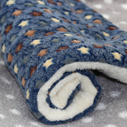 Soft Pet Bed Mat – Washable Reversible Crate Pad for Dogs & Cats, Fleece Blanket