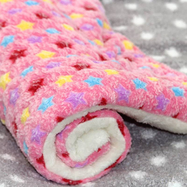 Soft Pet Bed Mat – Washable Reversible Crate Pad for Dogs & Cats, Fleece Blanket