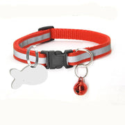 Reflective Nylon Collar – Adjustable & Durable for Dogs and Cats