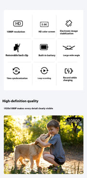 HD Pet Thumb Camera Outdoor Sports Magnetic Mini