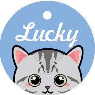 Custom Pet Card with Lettering – Personalized Identity Plate for Pets