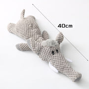 Plush Cartoon Puppy Dog Toy – Chew & Squeak Toy for Small Dogs' Teeth