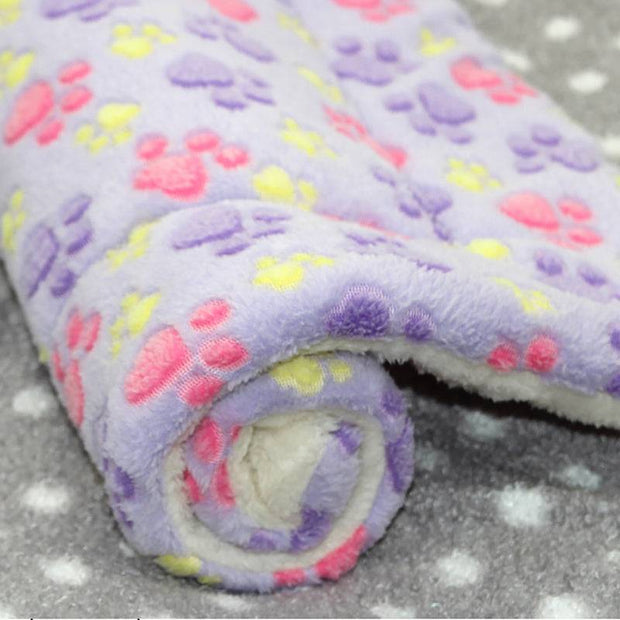 Soft Pet Bed Mat – Washable Reversible Crate Pad for Dogs & Cats, Fleece Blanket