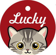 Custom Pet Card with Lettering – Personalized Identity Plate for Pets