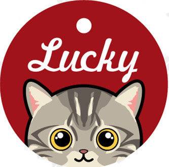Custom Pet Card with Lettering – Personalized Identity Plate for Pets