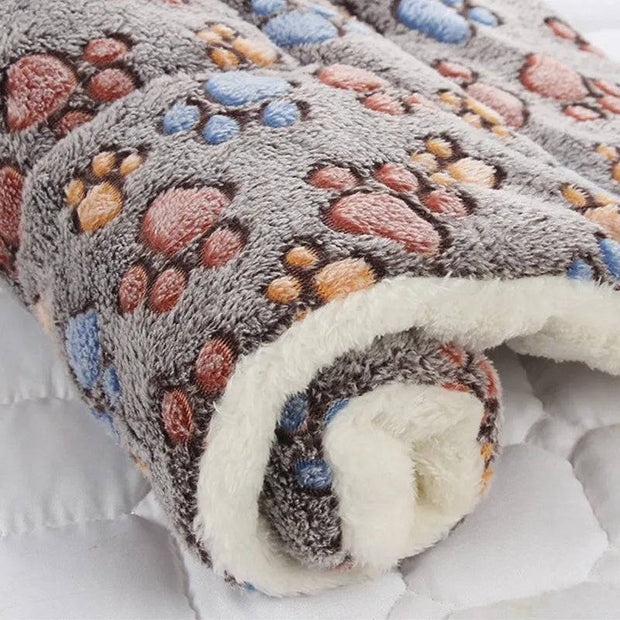 Soft Pet Bed Mat – Washable Reversible Crate Pad for Dogs & Cats, Fleece Blanket