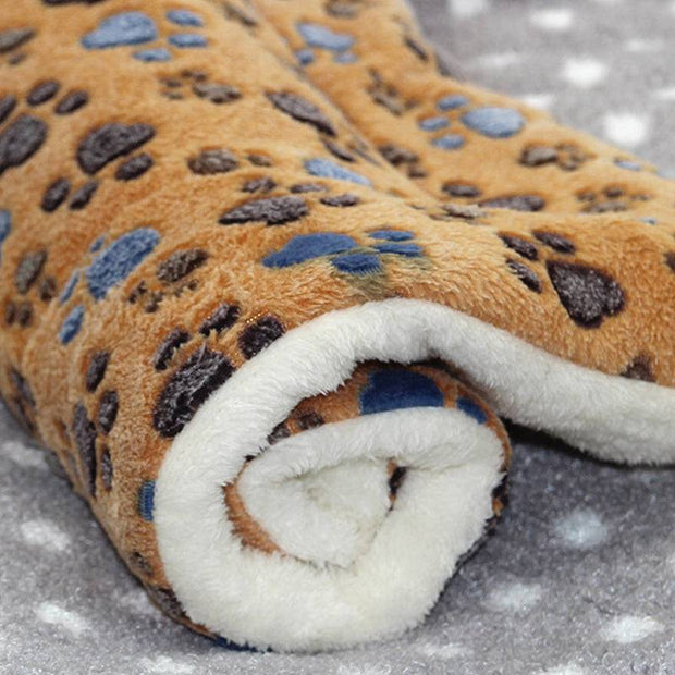 Soft Pet Bed Mat – Washable Reversible Crate Pad for Dogs & Cats, Fleece Blanket