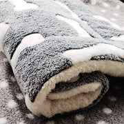 Soft Pet Bed Mat – Washable Reversible Crate Pad for Dogs & Cats, Fleece Blanket