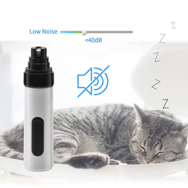 Electric Dog Nail Clippers – Rechargeable USB Nail Grinder Cats & Dogs