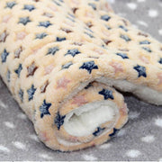 Soft Pet Bed Mat – Washable Reversible Crate Pad for Dogs & Cats, Fleece Blanket