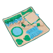 Pet sniffing mat, puzzle toy for boredom relief.
