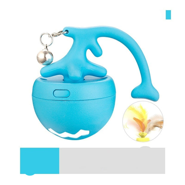 Smart Interactive Cat Toy Ball – USB Rechargeable Rolling Self-Play Toy